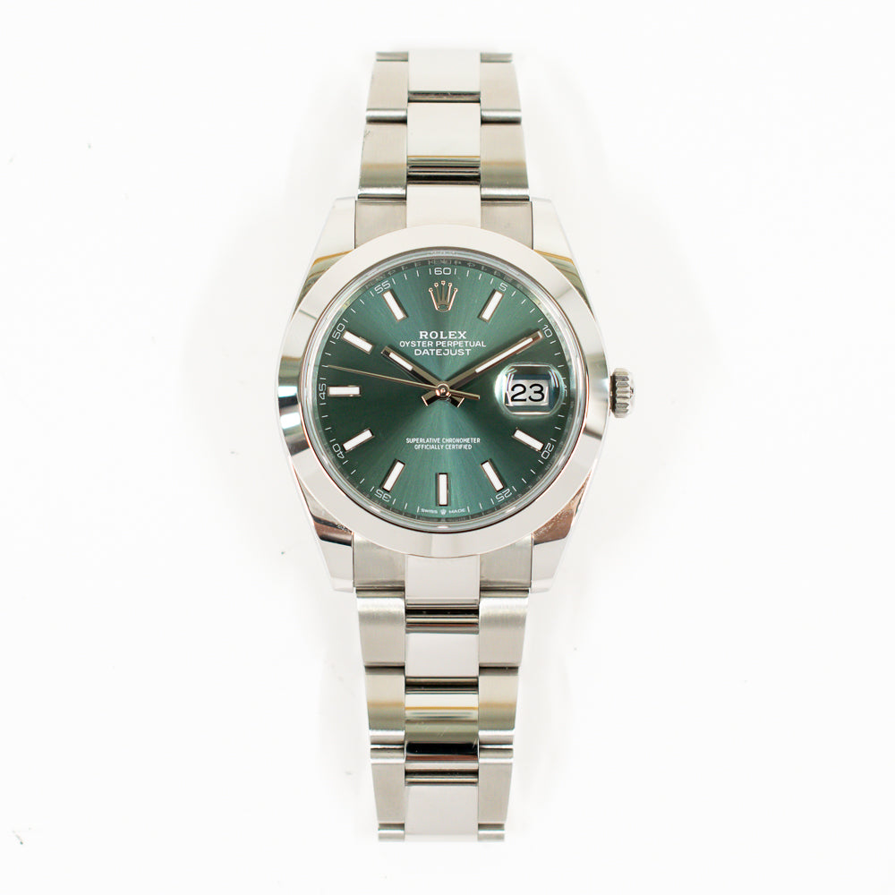 Rolex Datejust 41mm Green Dial 126300 (2025)