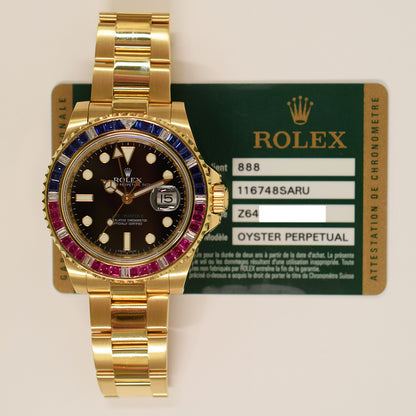 Rolex GMT-Master II Black Dial 116748SARU