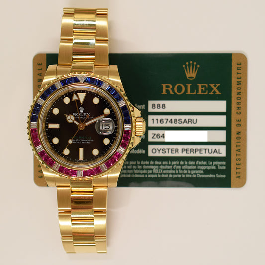 Rolex GMT-Master II Black Dial 116748SARU