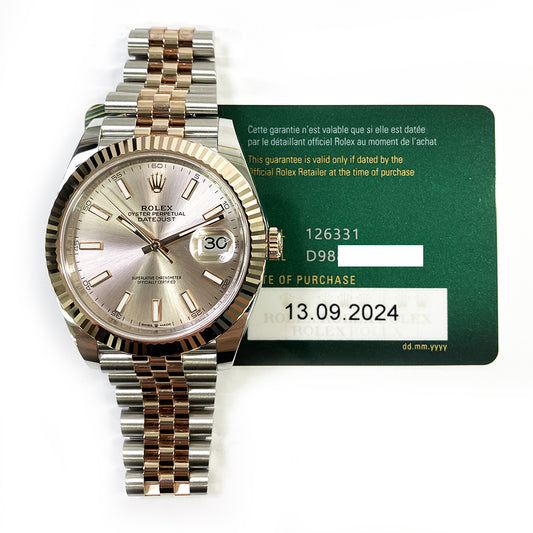 Rolex Datejust 41mm Sundust Dial 126331 (2024)