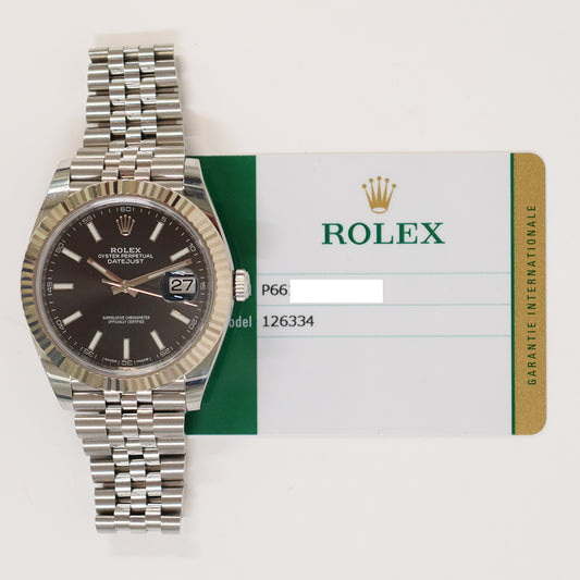 Rolex Datejust 41mm Black Dial 126334 (2018)