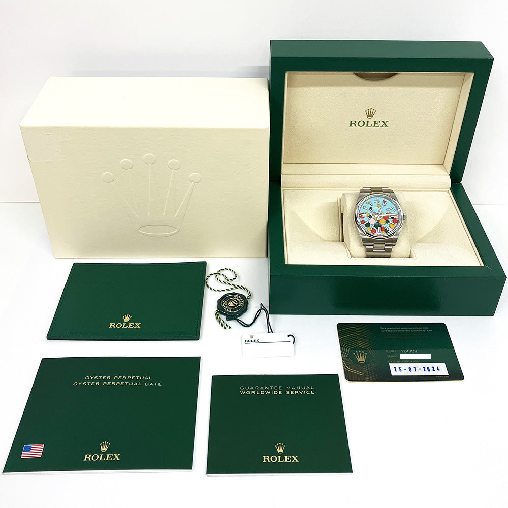 Rolex Oyster Perpetual 41mm Celebration Dial 124300