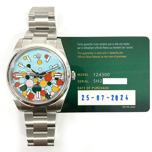 Rolex Oyster Perpetual 41mm Celebration Dial 124300