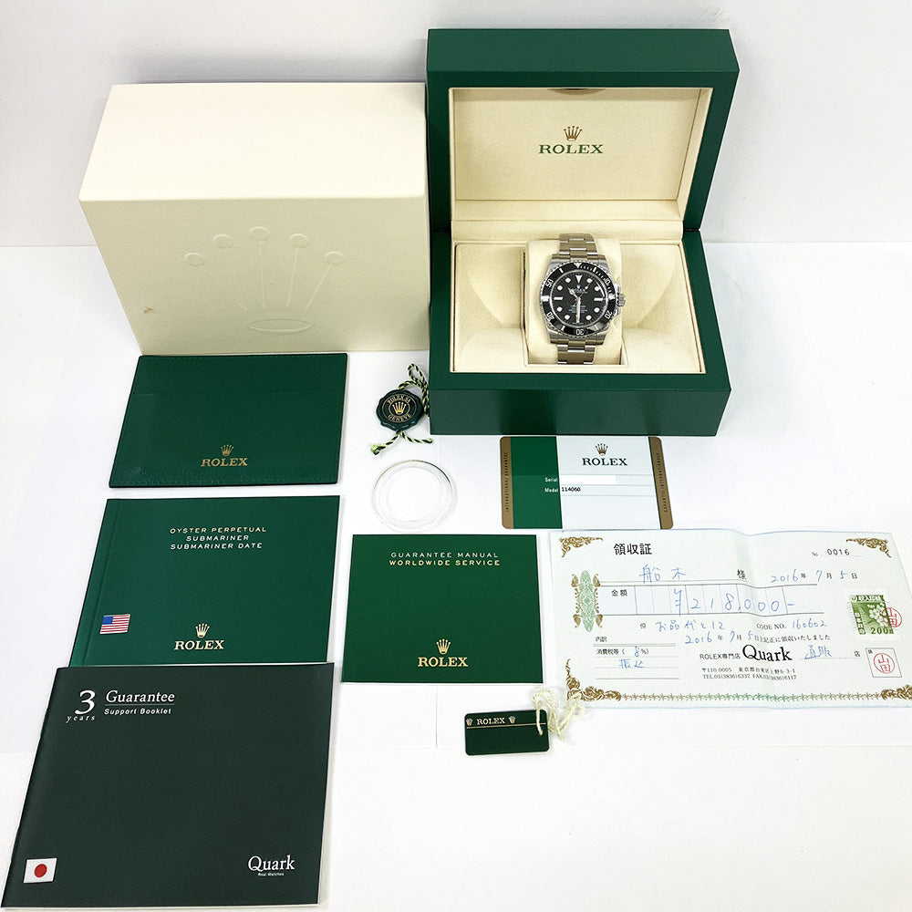 Rolex Submariner Black Dial 114060