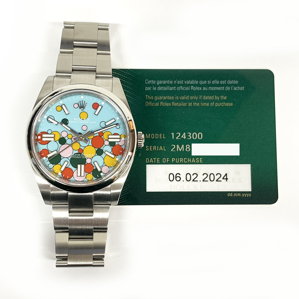 Rolex Oyster Perpetual 41mm Celebration Dial 124300