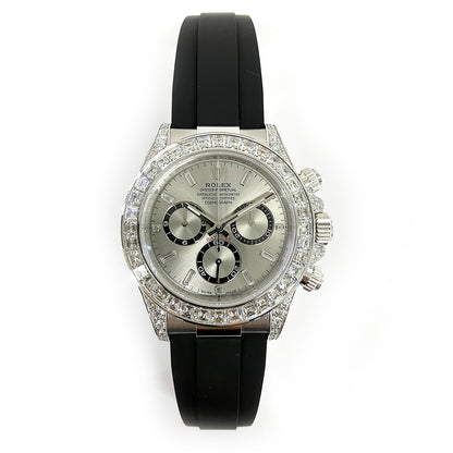 Rolex Cosmograph Daytona Silver Diamond Dial 126539TBR