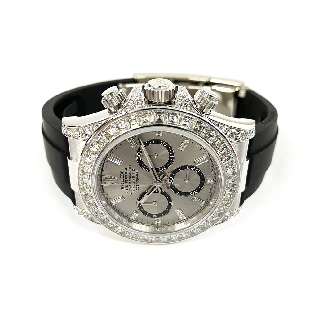 Rolex Cosmograph Daytona Silver Diamond Dial 126539TBR