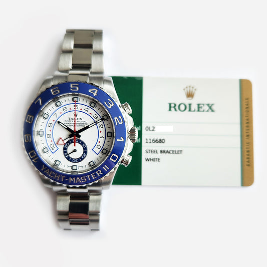 Rolex Yacht-Master II White Dial 116680