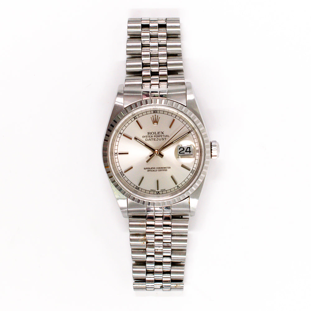 Rolex Datejust 36mm Silver Dial 16220