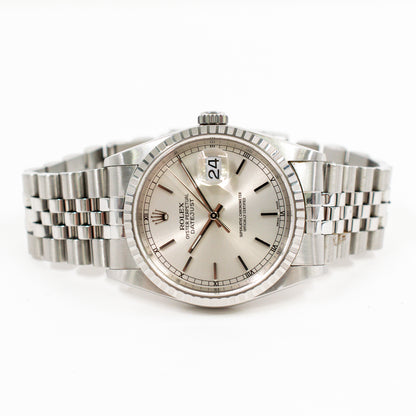 Rolex Datejust 36mm Silver Dial 16220