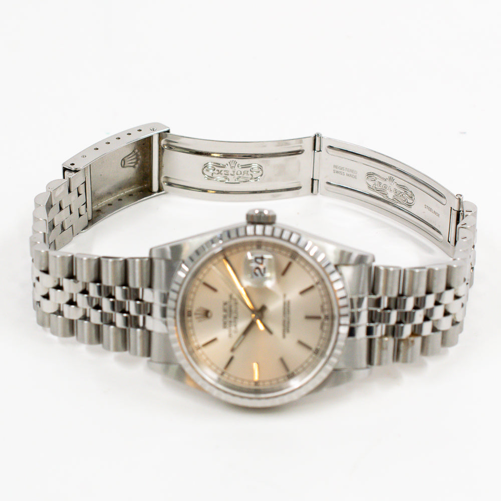 Rolex Datejust 36mm Silver Dial 16220