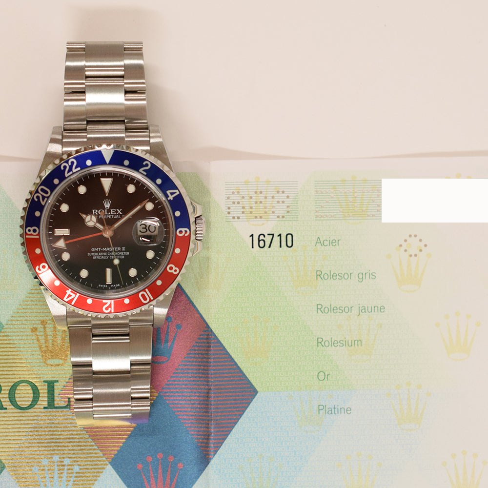 Rolex GMT-Master II Pepsi Dial 16710 (2007)