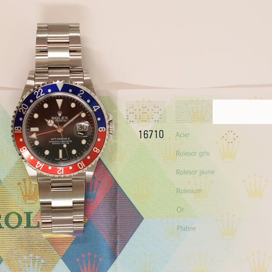 Rolex GMT-Master II Pepsi Dial 16710 (2007)