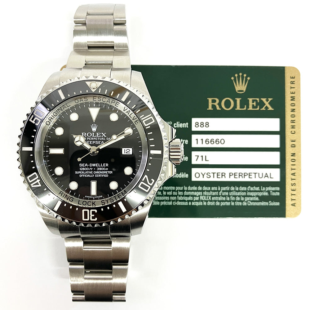 Rolex Sea Dweller Deep Sea 44mm Black Dial 116660