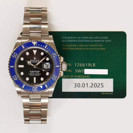 Rolex Submariner Date 41mm Black Dial 126619LB (2025)