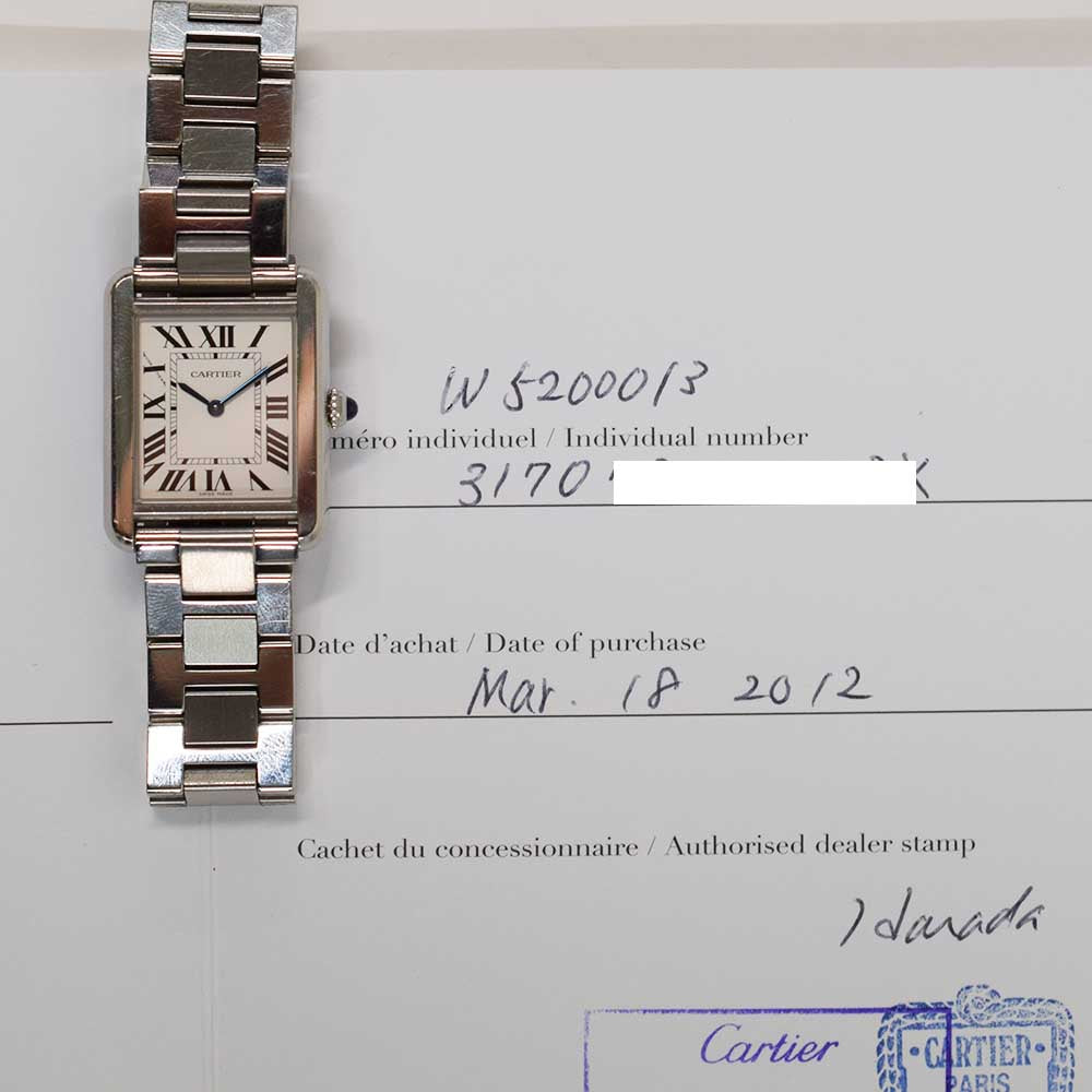 Cartier W5200013 (2012)