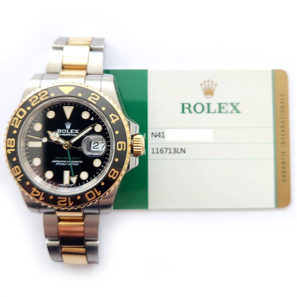 Rolex GMT-Master II Black Dial 116713LN