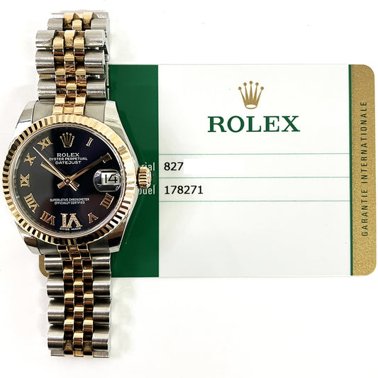 Rolex Datejust 31mm Purple "VI" Diamond  Dial 178271