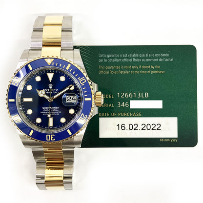 Rolex Submariner Date 41mm Blue Dial 126613LB