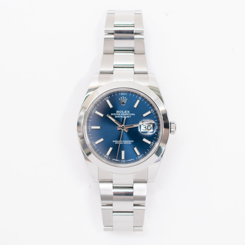 Rolex Datejust 41mm Blue Dial 126300 (2017)