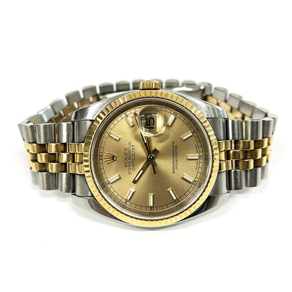 Rolex Datejust 36mm Champagne Dial 116233