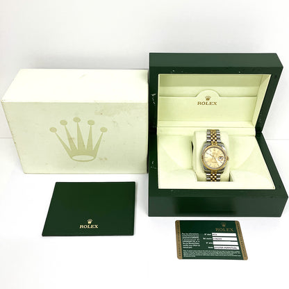 Rolex Datejust 36mm Champagne Dial 116233