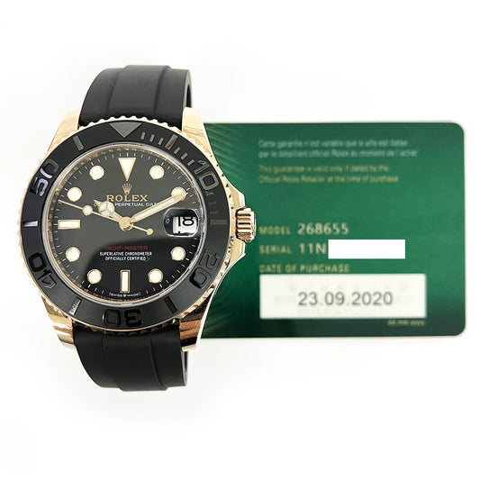 Rolex Yacht-Master 37mm Black Dial 268655