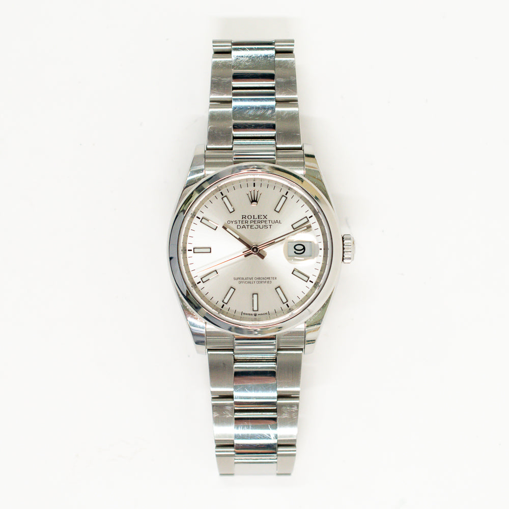 Rolex Datejust 36mm  Silver Dial 126200 (2021)
