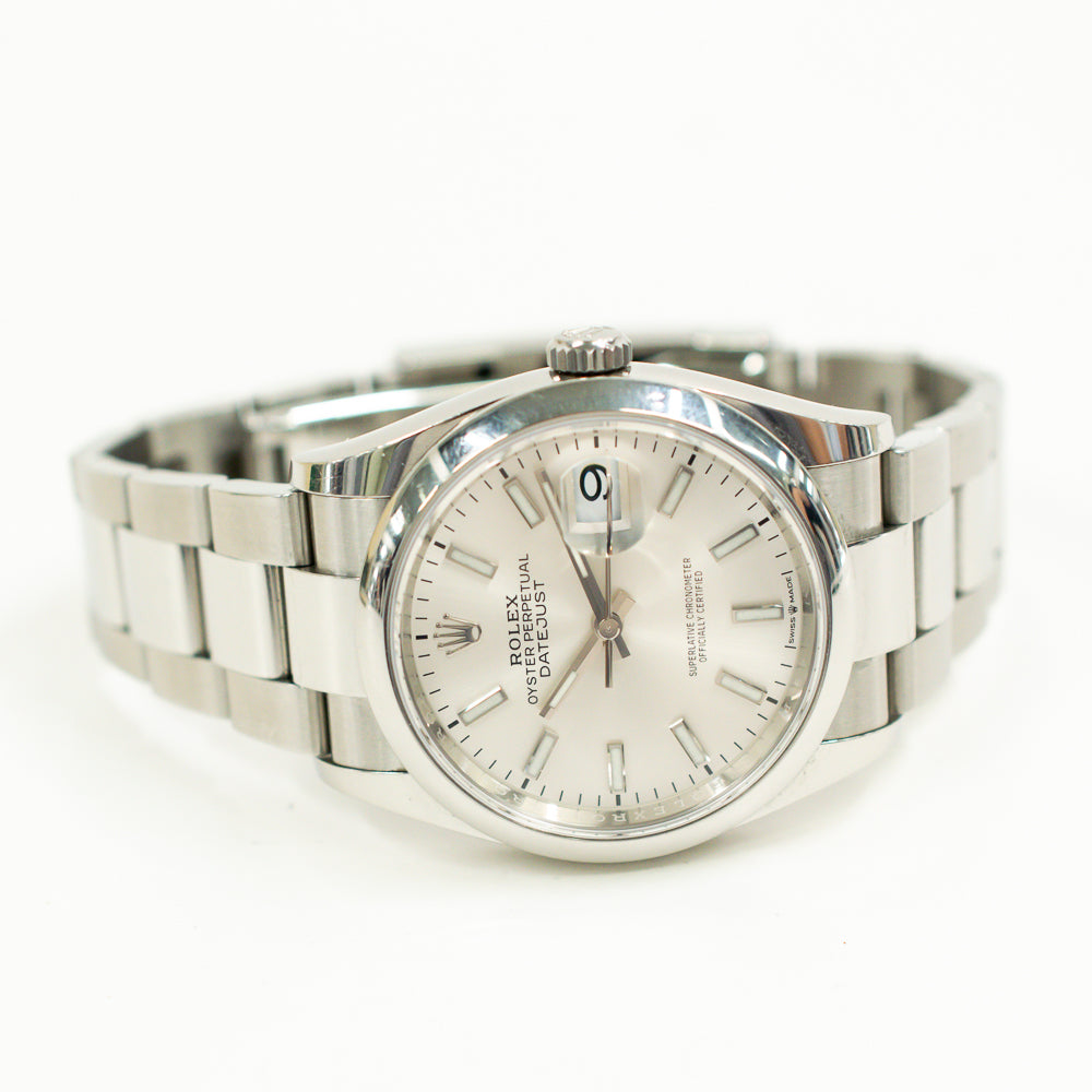 Rolex Datejust 36mm  Silver Dial 126200 (2021)
