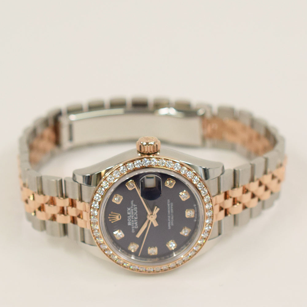 Rolex Datejust 28mm Purple Diamond Dial 279381RBR (2021)