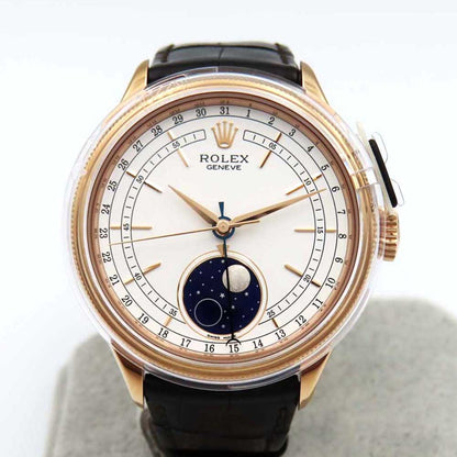 Rolex Cellini Moonphase 39mm White Dial 50535 (2019)