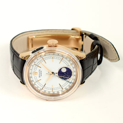 Rolex Cellini Moonphase 39mm White Dial 50535 (2019)