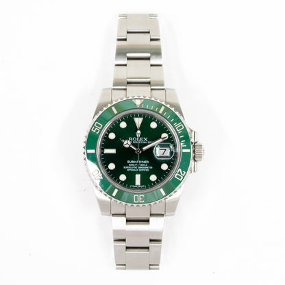 Rolex Submariner Date Hulk Dial 16610LV (2015)
