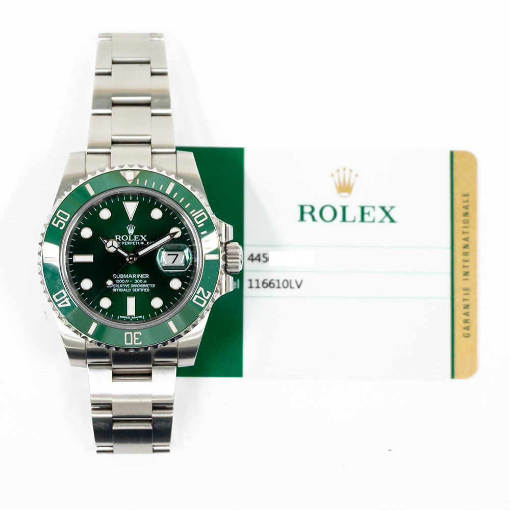 Rolex Submariner Date Hulk Dial 16610LV (2015)