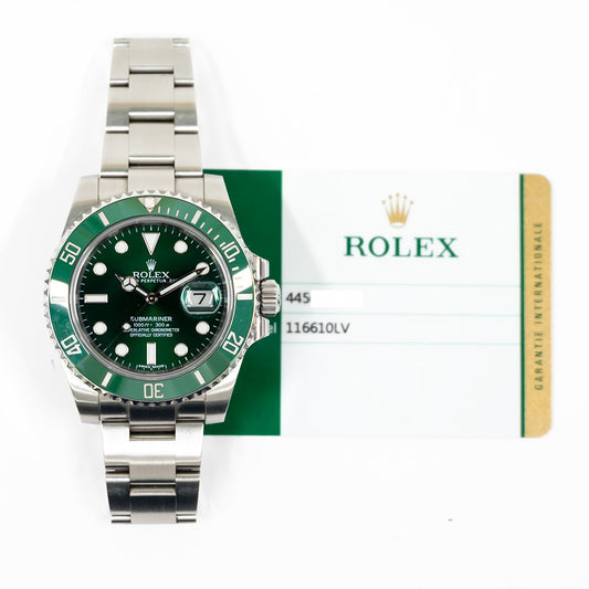 Rolex Submariner Date Hulk Dial 16610LV (2015)