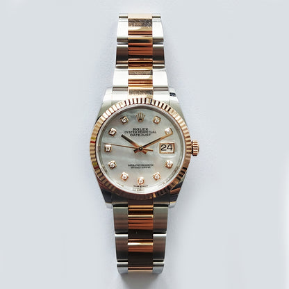 Rolex Datejust 36mm White Mop Diamond Dial 126231 (2020)