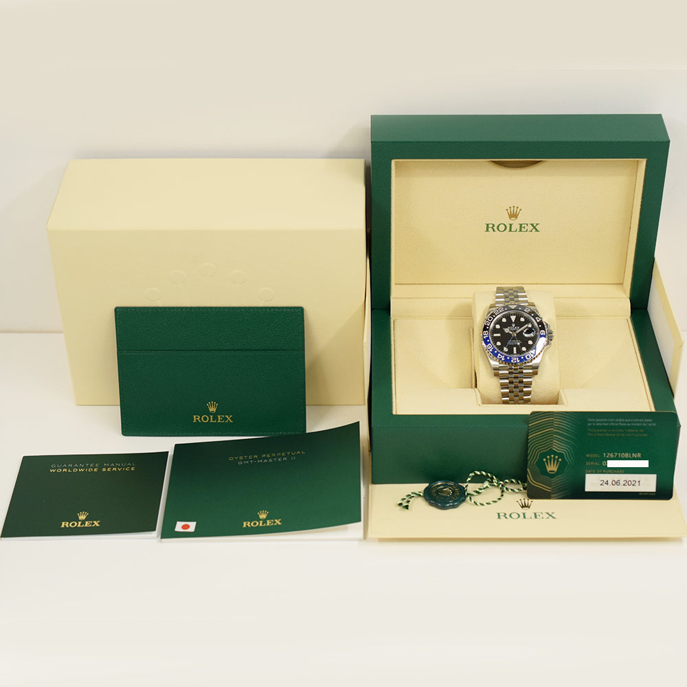 Rolex GMT-Master II "Batman" Dial 126710BLNR (2021)