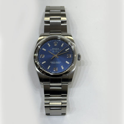 Rolex Air-King 34mm Blue Dial 114200 (2011)