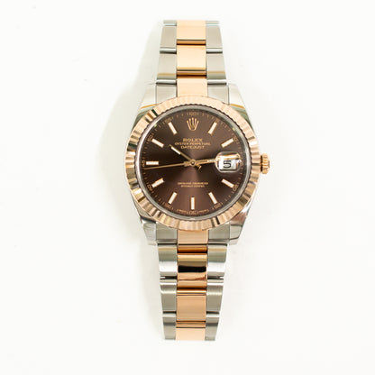Rolex Datejust 41mm Chocolate Dial 126331 (2018)
