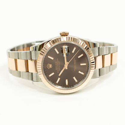Rolex Datejust 41mm Chocolate Dial 126331 (2018)