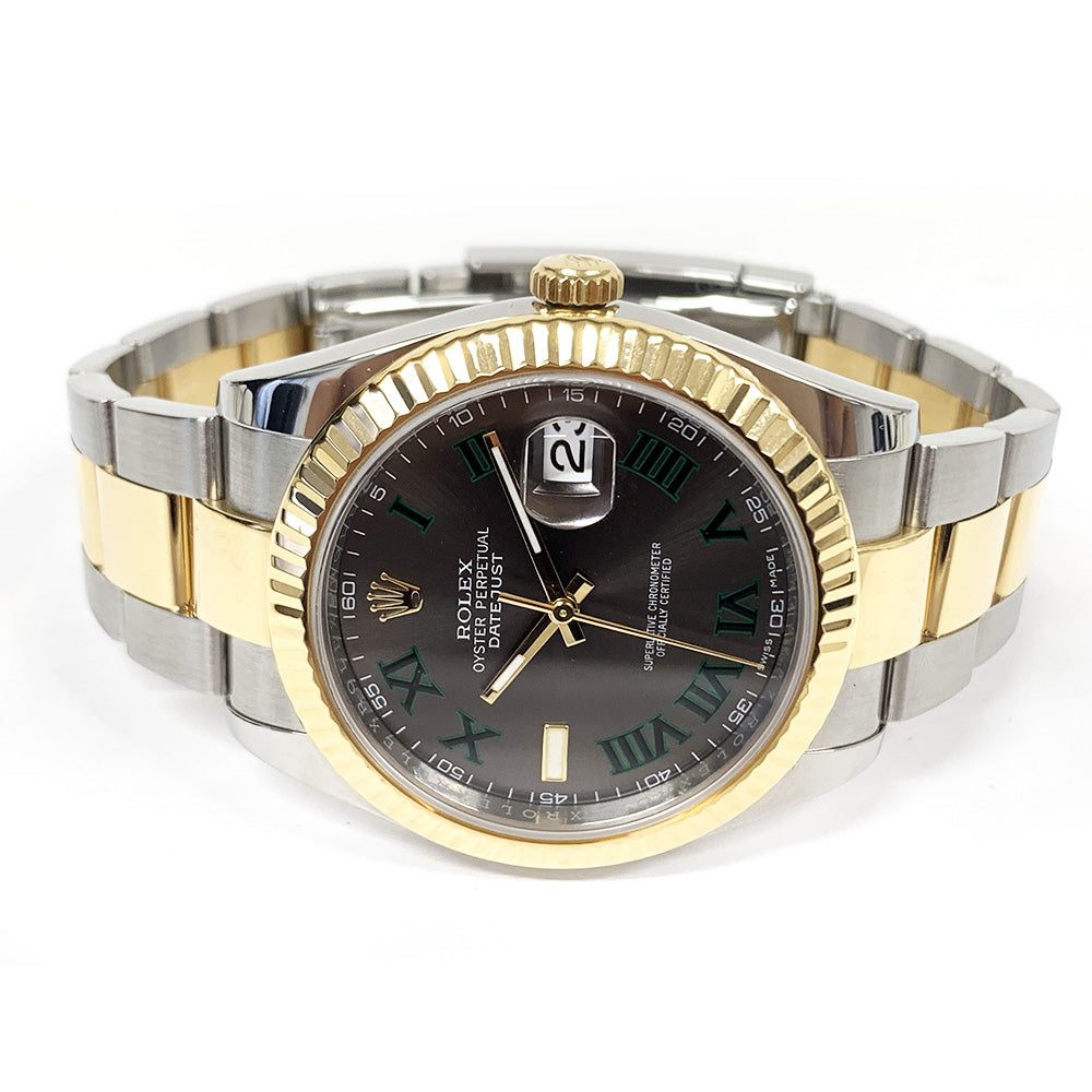 Rolex Datejust 41mm Wimbledon Dial Oyster 126333