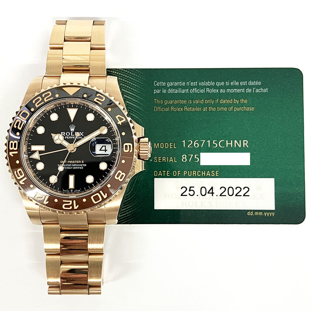 Rolex GMT-Master II Root Beer Dial 126715CHNR