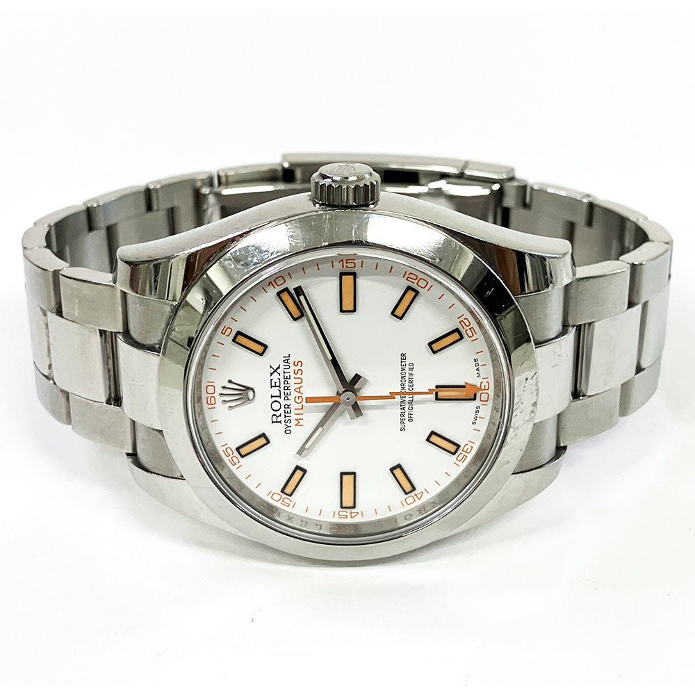 Rolex Milgauss White Dial 116400