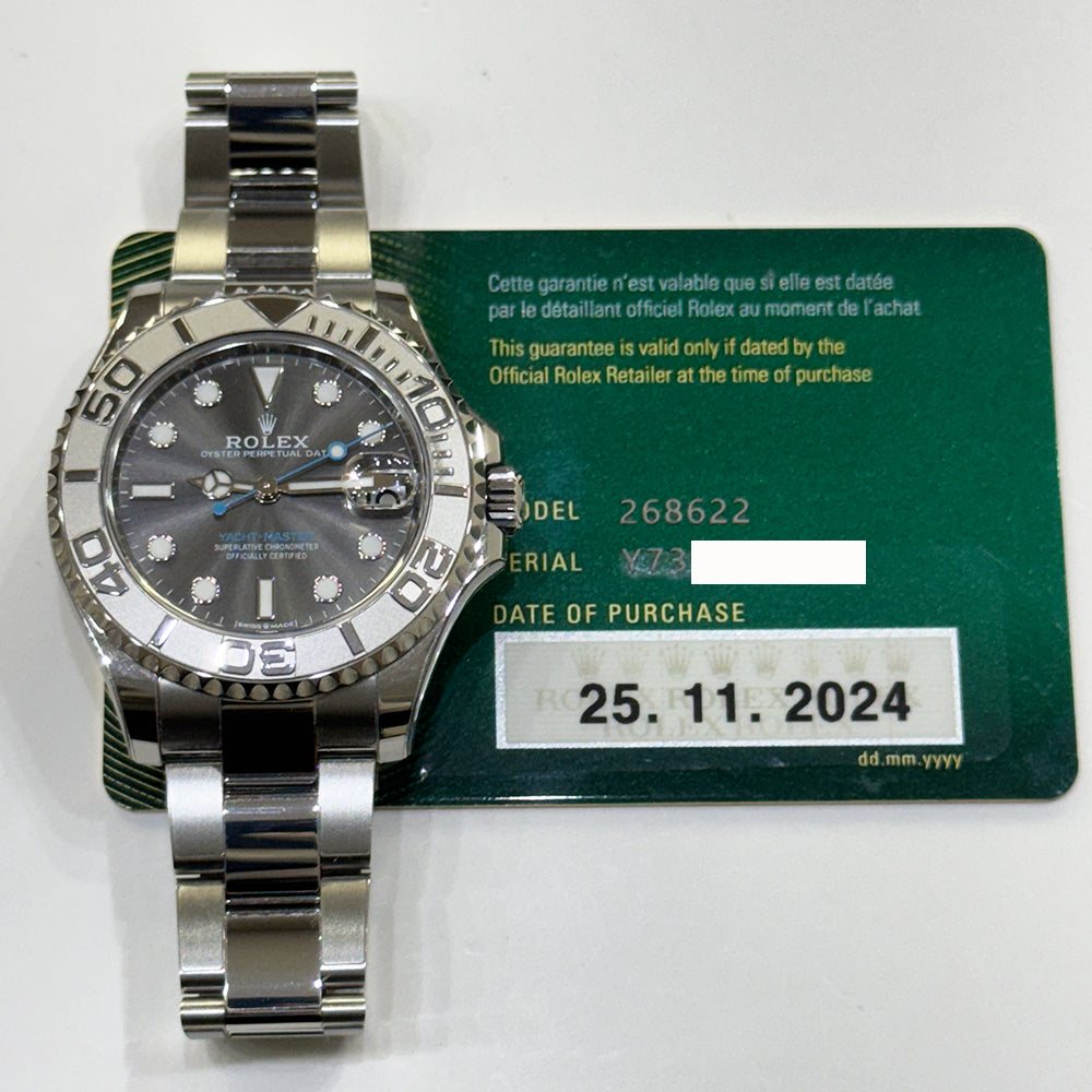 Rolex Yacht-Master 37mm Grey Dial 268622 (2024)