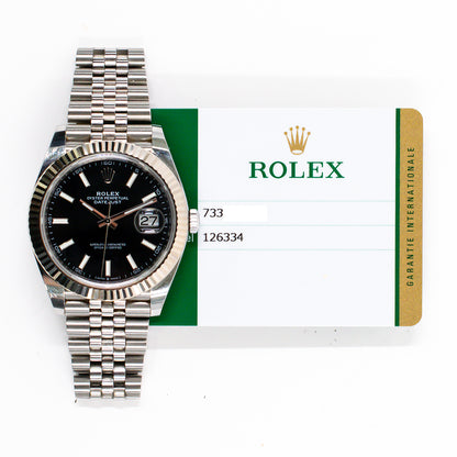 Rolex Datejust 41mm Black Dial 126334 (2020)