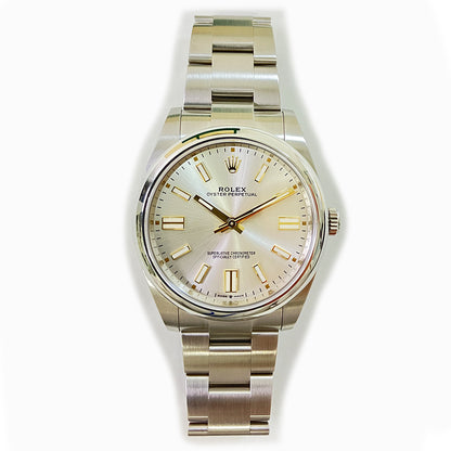 Rolex Oyster Perpetual 41mm Silver Dial 124300