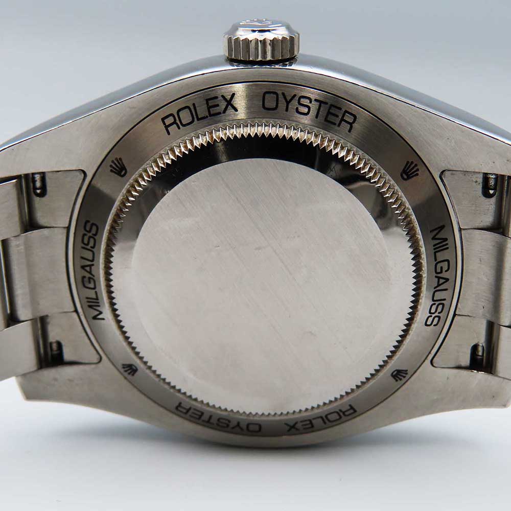 Rolex Milgauss Green Crystal Black Dial 116400GV (2009)