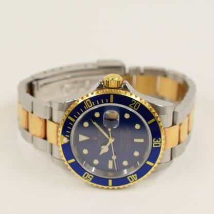 Rolex Submariber Date 40mm Blue Dial 16613 (2007)
