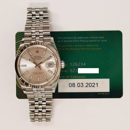 Rolex Datejust 36mm Silver Dial 126234 (2021)