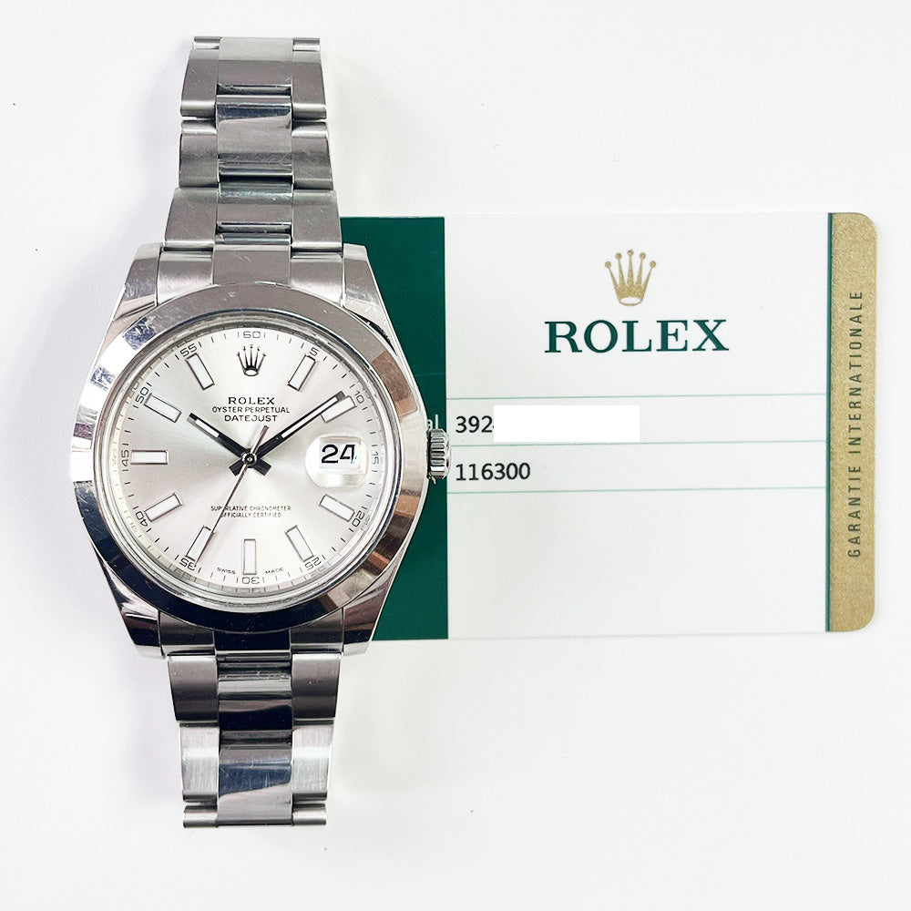 Rolex Datejust II Silver Dial 116300